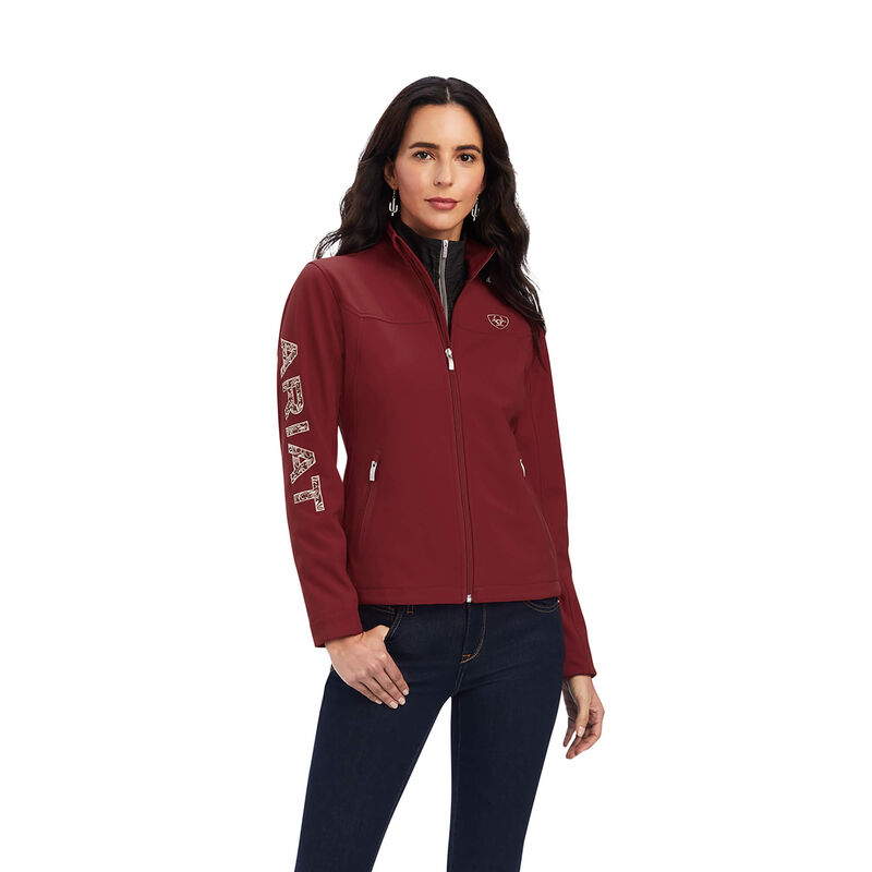 Chaqueta Ariat Aparejo Team Softshell Rojas Oscuro Mujer - Chile 461-YCTEFU